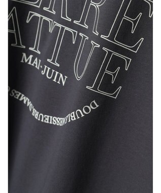 earth music&ecology ＴＥＲＲＥ　ＢＡＴＴＵＥ　フレンチＴ Charcoal Gray