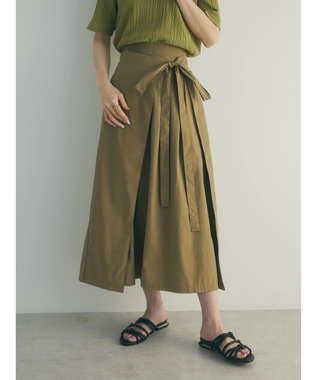 Green Parks armonia．ラップスカート Khaki