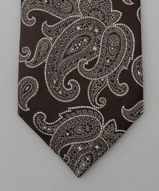 GOTAIRIKU GOTAIRIKU別注【MANTERO SETA/マンテロ・セタ】ネクタイ_ペイズリー ダークブラウン系4