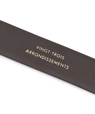 23区 【滝沢眞規子さん着用/VERY掲載】メタルループ ベルト ブラック系