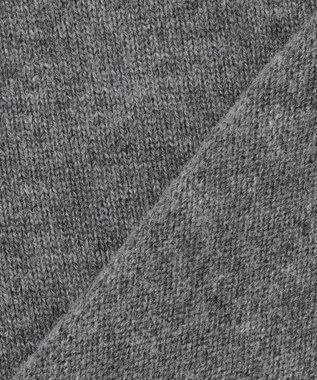 ICB L 【新色追加】ソフトカシミヤミックス ハイネックニット ミディアムグレー