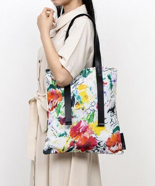 LANVIN en Bleu アクアレル トートバッグ マルチ