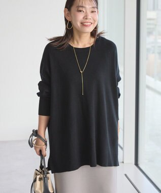 AMERICAN HOLIC バイパチロングニットプルオーバー Black