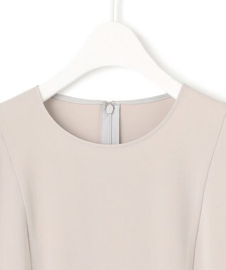 ICB L 【UVカット・防シワ・速乾・洗える】Fied タックデザインブラウス グレージュ系