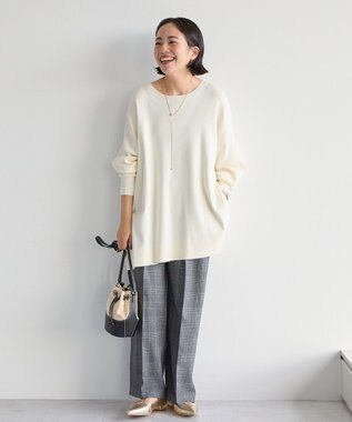 AMERICAN HOLIC バイパチロングニットプルオーバー Ivory