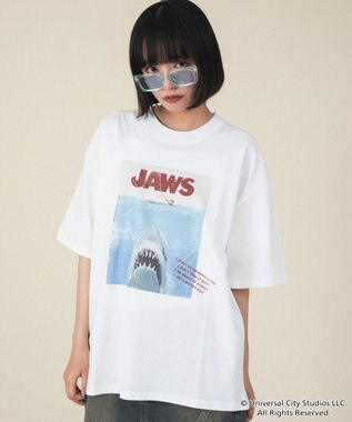 WEGO 【新柄追加/JAWS/ユニセックス着用ITEM/SMLサイズ展開】JAWSグラフィックT（S） 柄1