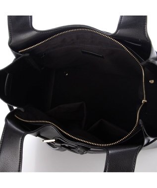 LA BAGAGERIE 【MONICA】ベルトモチーフA4トートバッグ ブラック