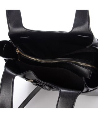 LA BAGAGERIE 【MONICA】ベルトモチーフA4トートバッグ ブラック