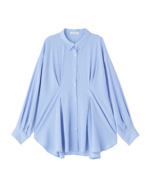 Green Parks ウエストタックシャツチュニック Sax