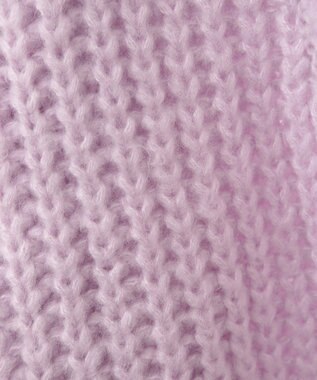 CRAFT STANDARD BOUTIQUE 洗える/フリンジニットカーディガン Purple