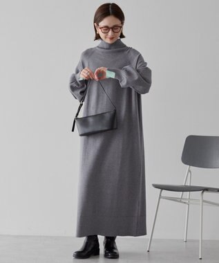 AMERICAN HOLIC バイパチモックネックニットワンピース