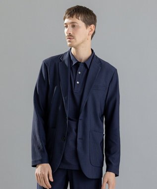JOSEPH HOMME ソフトプリーツストレッチ / ジャケット ネイビー系