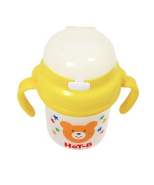 MIKI HOUSE HOT BISCUITS ストローマグ 黄