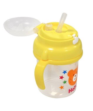 MIKI HOUSE HOT BISCUITS ストローマグ 黄