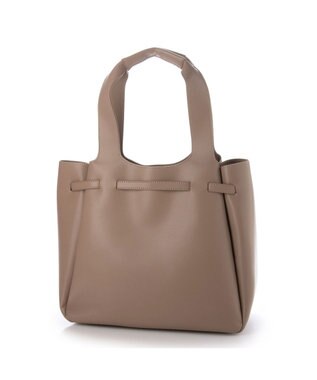 LA BAGAGERIE 【MONICA】ベルトモチーフA4トートバッグ グレージュ