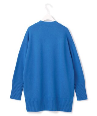 ICB 【洗える】 ソフトカシミヤミックス カーディガン サファイア系