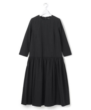 23区 【APPLAUDIR】ソフトタフタ ドレス ブラック系