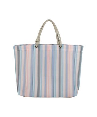 ROOTOTE 1083【手洗い可能】SC.ミディアム.ストライプ.ウエッファ-B 03：ラベンダー