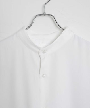 WEGO トロミBIGバンドカラーシャツ（S） ホワイト