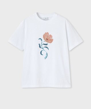 Paul Smith PS Poppies 半袖Tシャツ ホワイト