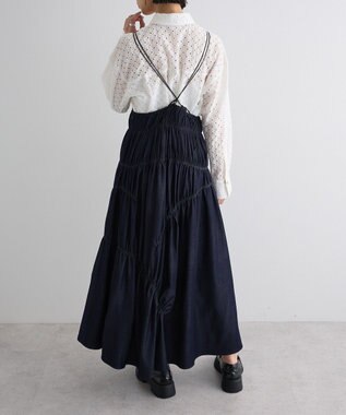 Green Parks ギャザースカート Indigo