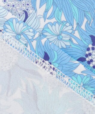 23区GOLF 【MEN】【UVケア/吸水速乾】スプリングフラワー柄 半袖ポロシャツ ダルブルー系5