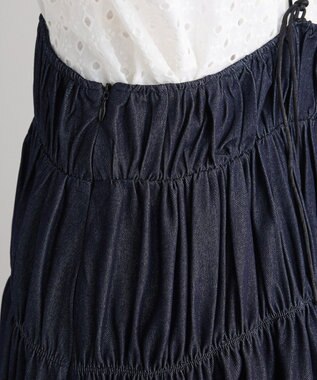 Green Parks ギャザースカート Indigo