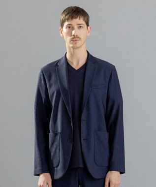 JOSEPH HOMME ソフトプリーツストレッチ / ジャケット ブラック系