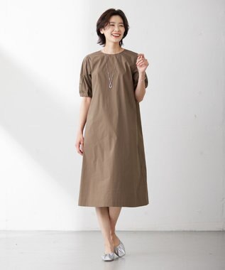 J.PRESS LADIES オーバルドロップ ネックレス シルバー系