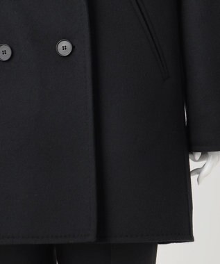 23区 L 【エステータ】ショートビーバー ウールコート ブラック系