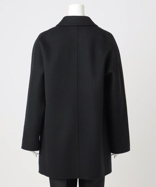 23区 L 【エステータ】ショートビーバー ウールコート ブラック系