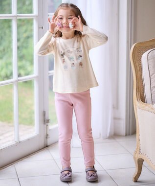 ANY KIDS 【WEB限定】7days デイリー ネコ パンツ ピンク