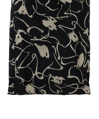 CRAFT STANDARD BOUTIQUE インド綿アソート柄イージーパンツ Black