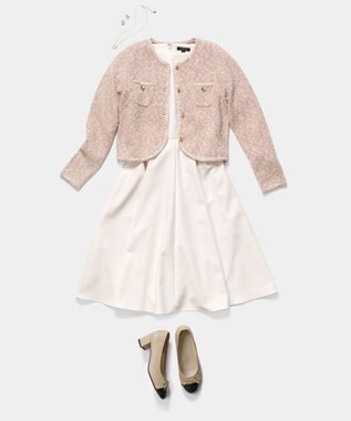 TOCCA 【新色登場】【00サイズあり・消臭】【宮本茉由さん着用】SWEET TEA TIME ドレス [新色]アイボリー系