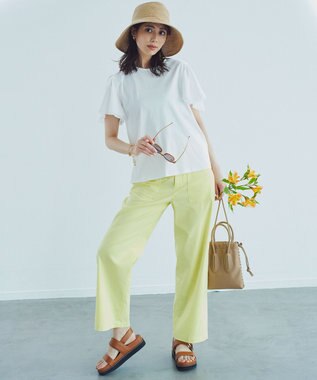 23区 【CLASSY.6月号掲載】ADDCULUMN フェイクレザー ショルダーバッグ ベージュ系