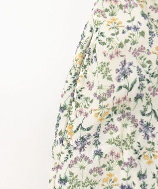 ANY KIDS フラワープリント キャミ ワンピース オフホワイト系