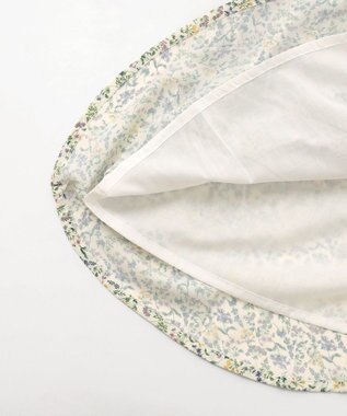 ANY KIDS フラワープリント キャミ ワンピース オフホワイト系