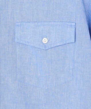 J.PRESS MEN 【WEB・一部店舗限定】コットンリネン シャツ/B.D サックスブルー系