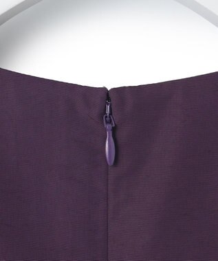 23区 【APPLAUDIR】ソフトタフタ ドレス パープル系