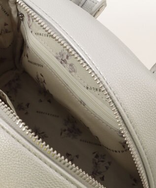 style code 【MERCURYDUO/マーキュリーデュオ】メタルアイレット　ミニボストン シルバー