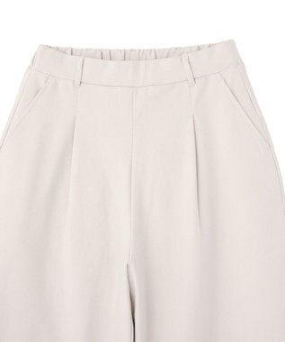 Green Parks タックワイドスウェットパンツ Light Gray