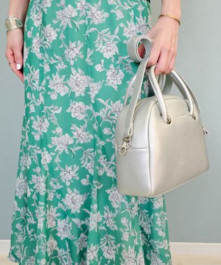 style code 【MERCURYDUO/マーキュリーデュオ】メタルアイレット　ミニボストン シルバー