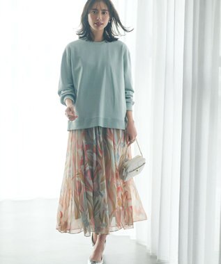 23区 【一部店舗限定/洗える】カラー スウェット ミント