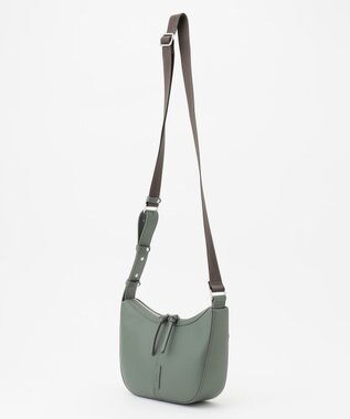 Y'SACCS ハーフムーンボディショルダーバッグ グリーン