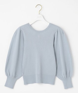 ANY SIS 【洗える】フラワーカラー2WAY ニット ブルーデイジー