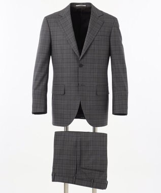 J.PRESS MEN 【ESSENTIAL CLOTHING】ラスティックグレナカート スーツ グレー系4