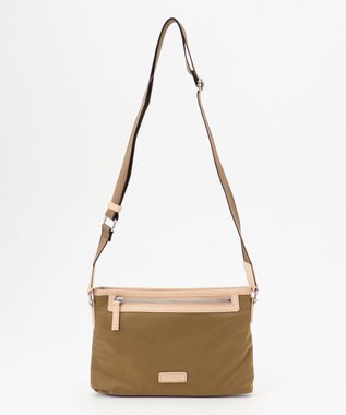 Y'SACCS 【LIMONTAナイロン】ストライプテープショルダー カーキ