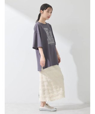 earth music&ecology Ｌ’ｏｄｅｕｒ　ルーズＴ Charcoal Gray