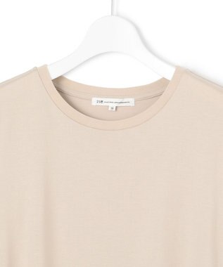 23区 S 【洗える】ALBINIジャージー Aライン Tシャツ ベージュ系