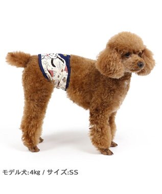 PET PARADISE スヌーピー マナーベルト 《ご機嫌柄》 小型犬 ネイビー
